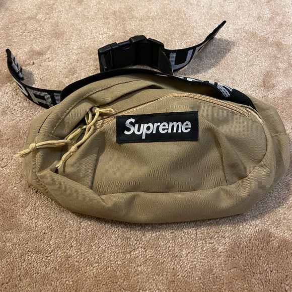 supreme tan waist bag